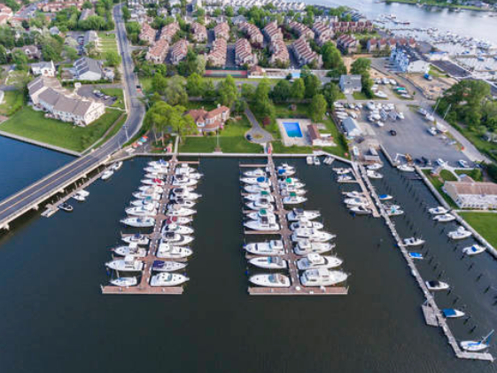 boats at a NJ marina